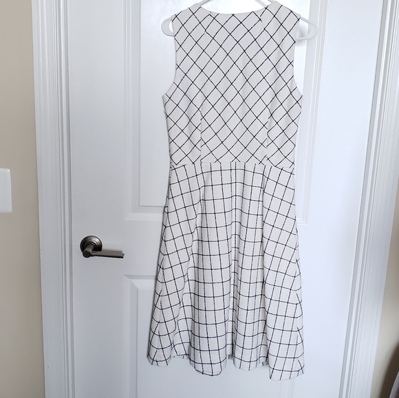 (Tall) J.Crew A-Line Windowpane Tweed Dress - Picture 3 of 15
